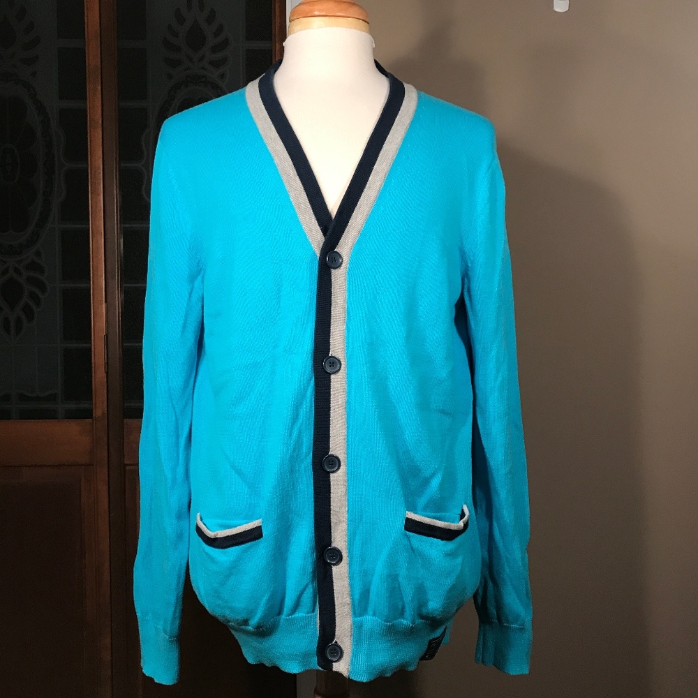 Express V-Neck Tipped Cardigan
